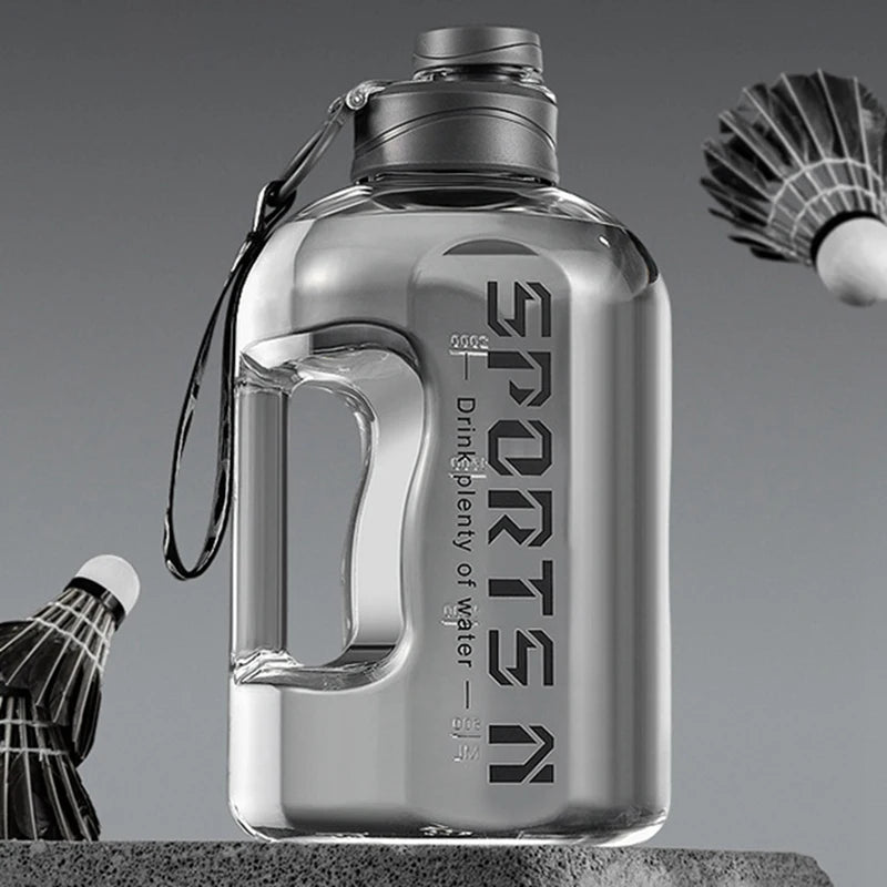 Botellas de agua aisladas de 2,7/1,7 L, gimnasio, viajes, senderismo, Camping, para hombres y mujeres, botella de Fitness