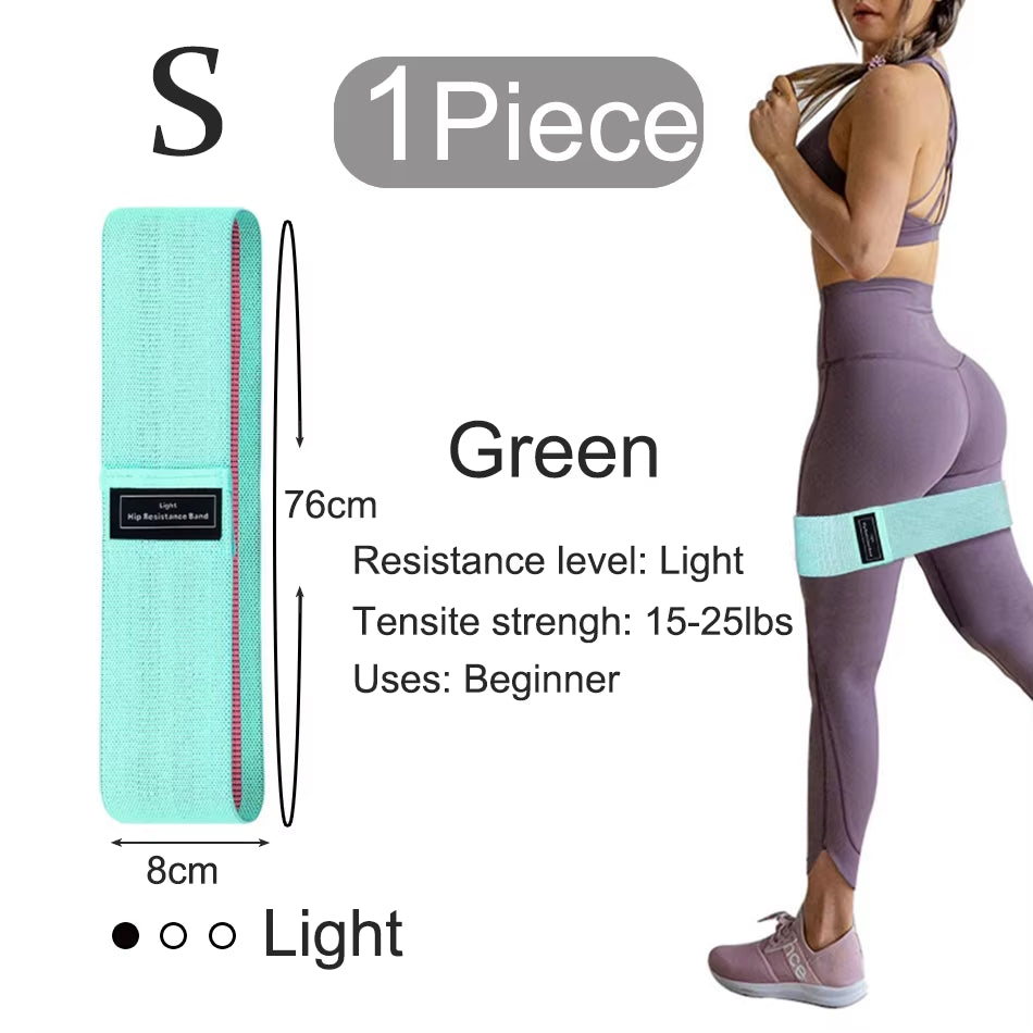 1/2/3PCS Elastic Rubber Bands Set for Women Men Fitness Gym Home Resistance Booties Band Hip Circle Expander Workout