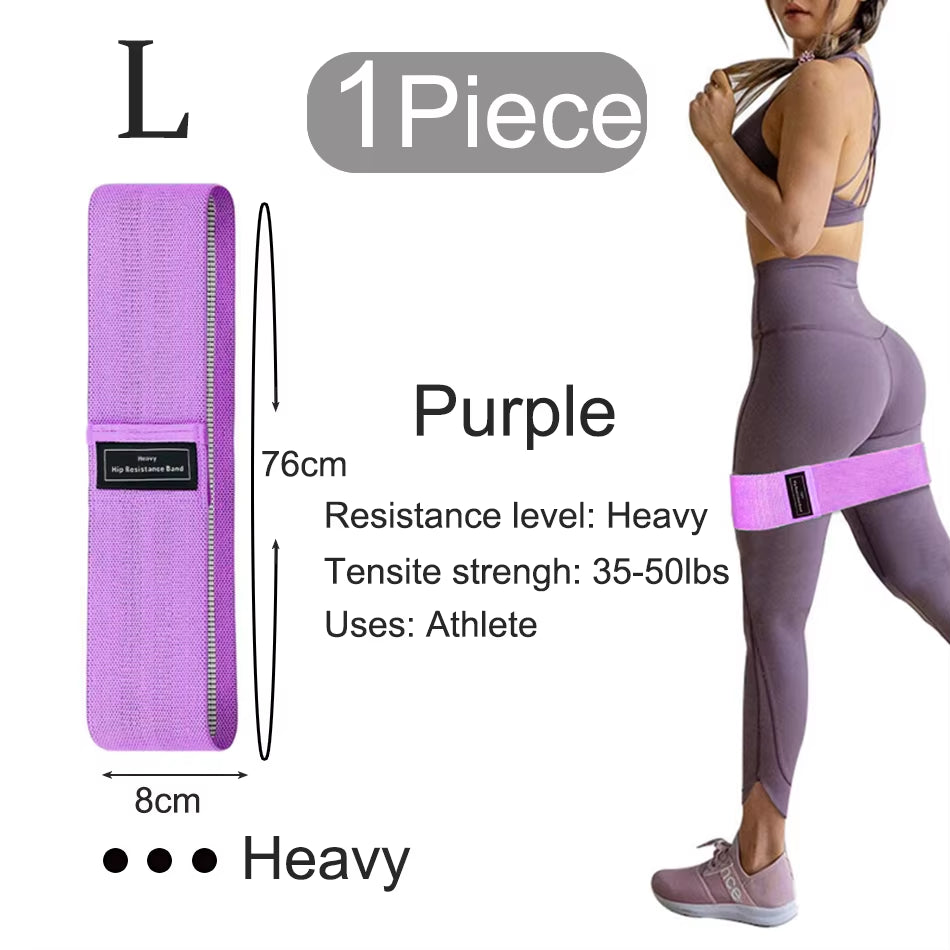 1/2/3PCS Elastic Rubber Bands Set for Women Men Fitness Gym Home Resistance Booties Band Hip Circle Expander Workout