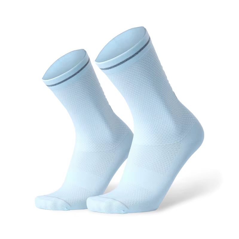 Calcetines deportivos de compresión para mujer, absorben la humedad