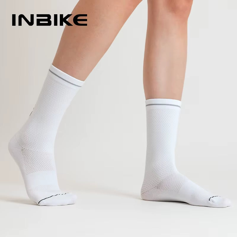 Calcetines deportivos de compresión para mujer, absorben la humedad