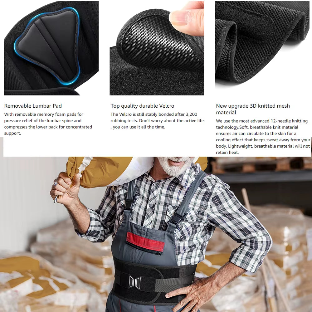 Soporte, faja lumbar 
