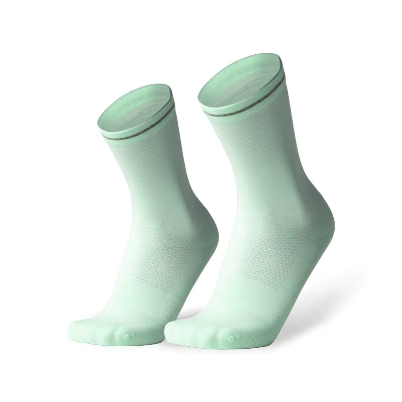 Calcetines deportivos de compresión para mujer, absorben la humedad