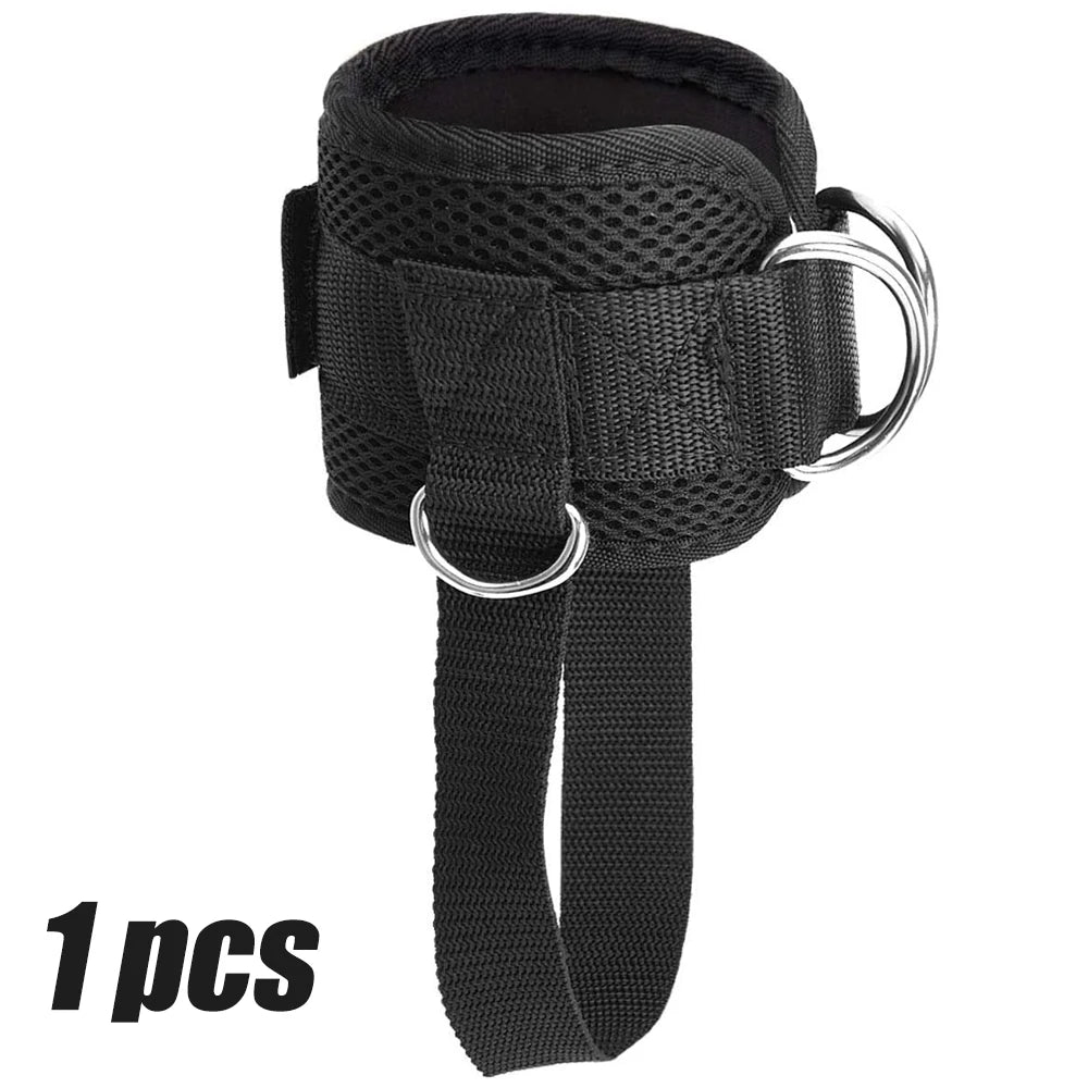 Tobilleras para polea con distintos agarres frontal, lateral y trasero para entrenamiento en todos los ángulos, especial para glúteos