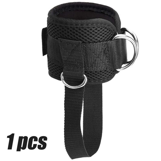 Tobilleras para polea con distintos agarres frontal, lateral y trasero para entrenamiento en todos los ángulos, especial para glúteos