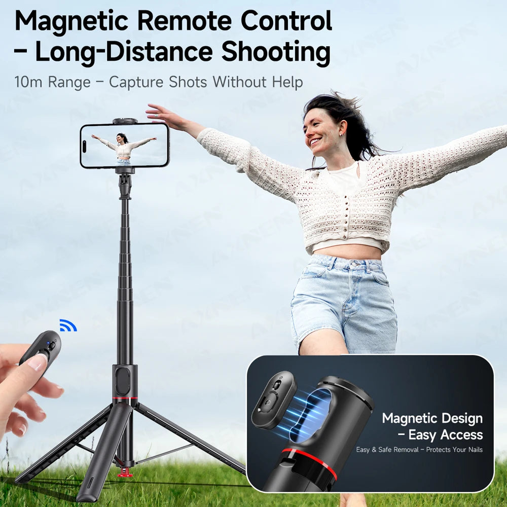 Trípode facil de transportar para tus entrenos mas exigentes con bluetooth y micro 