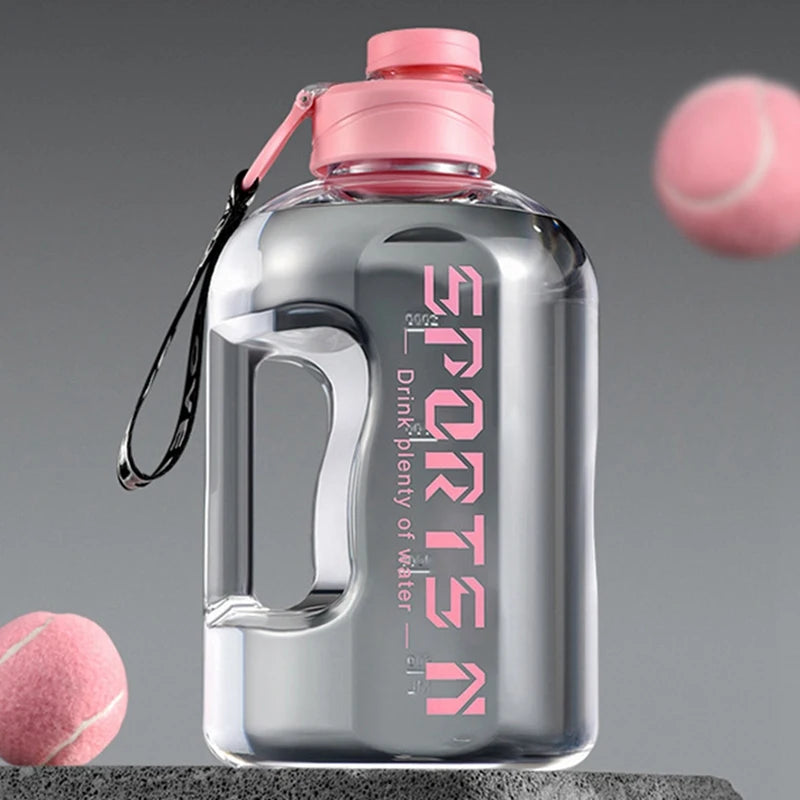 Botellas de agua aisladas de 2,7/1,7 L, gimnasio, viajes, senderismo, Camping, para hombres y mujeres, botella de Fitness