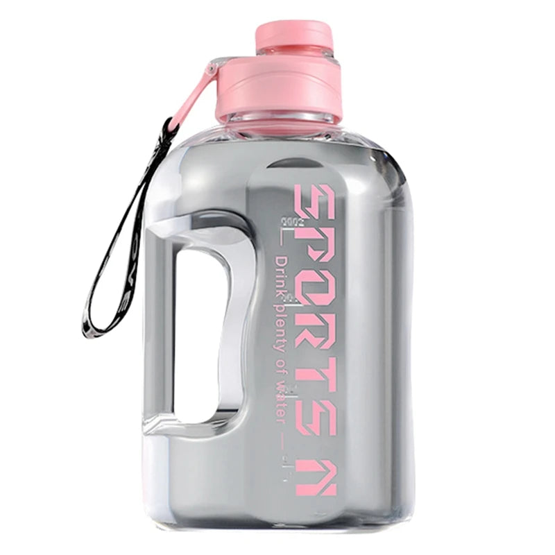 Botellas de agua aisladas de 2,7/1,7 L, gimnasio, viajes, senderismo, Camping, para hombres y mujeres, botella de Fitness