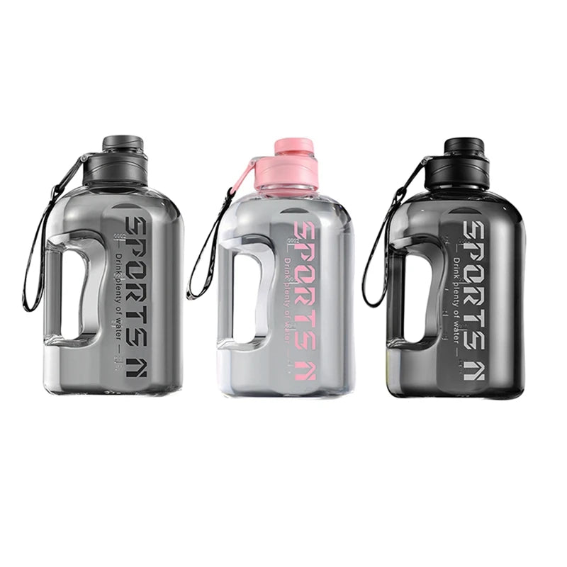 Botellas de agua aisladas de 2,7/1,7 L, gimnasio, viajes, senderismo, Camping, para hombres y mujeres, botella de Fitness