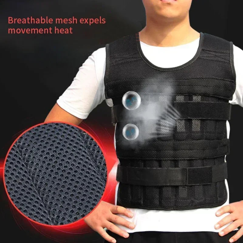 Chaleco Lastrado para entrenamientos de Crossfit, boxeo y artes marciales