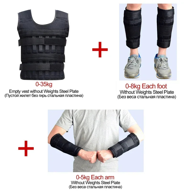 Chaleco Lastrado para entrenamientos de Crossfit, boxeo y artes marciales
