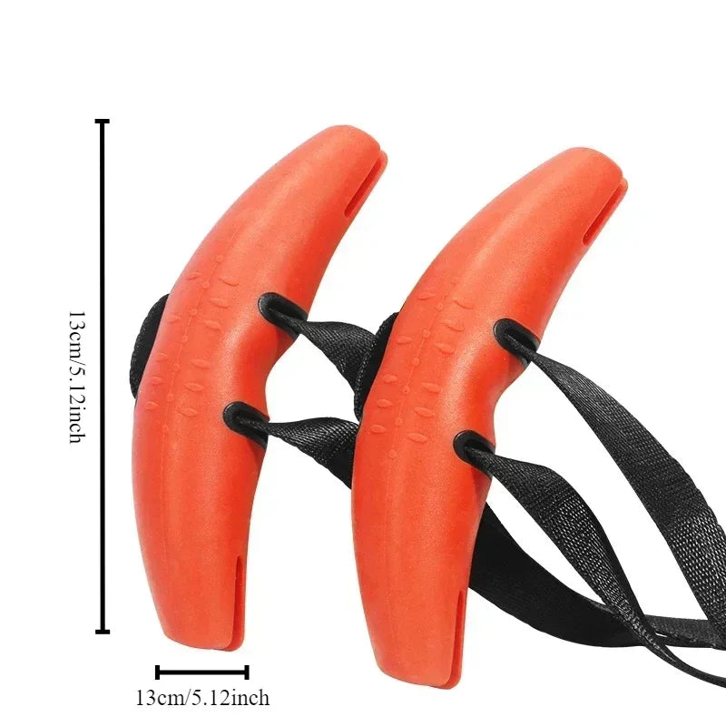 1PC Bull Horn Fitness Handle Pull Rod Rubber Heavy-Duty Cable Machine Handle Fitness Equipment Accessories